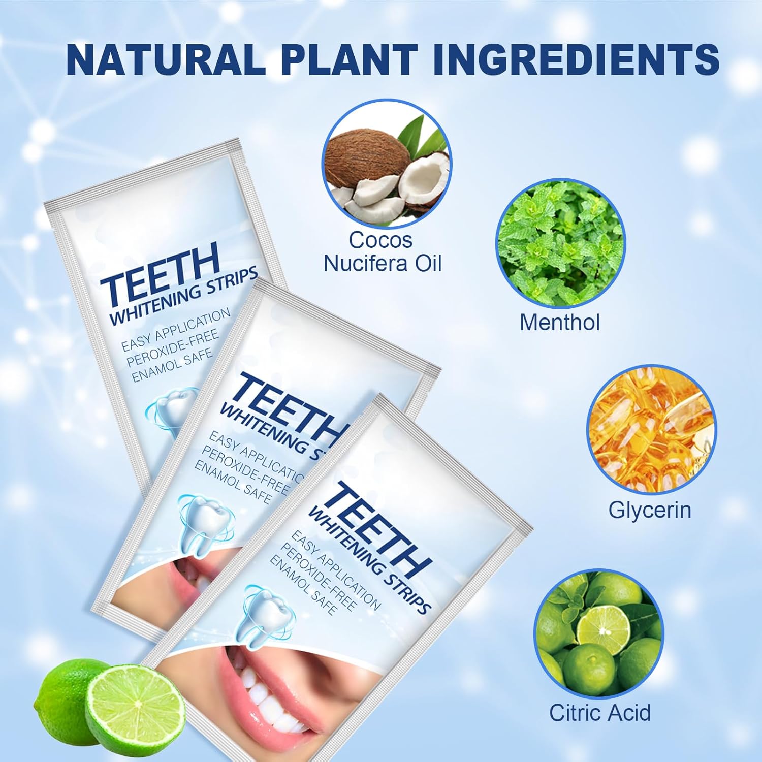 LED Teeth Whitening Kit + Whitening Strips